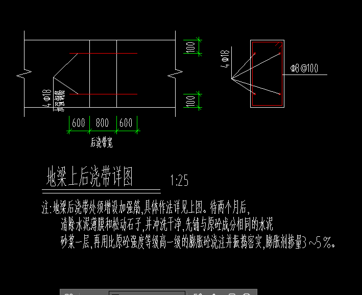 后浇带