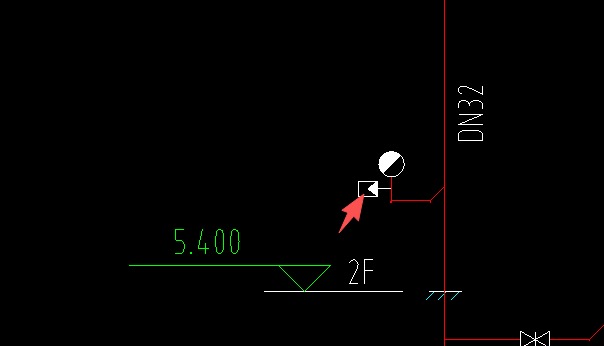 答疑：请问前辈们，箭头所指的消火栓箱旁边这个图例代表什么