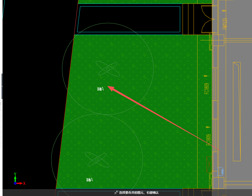 答疑：国槐这块的草坪要扣去吗