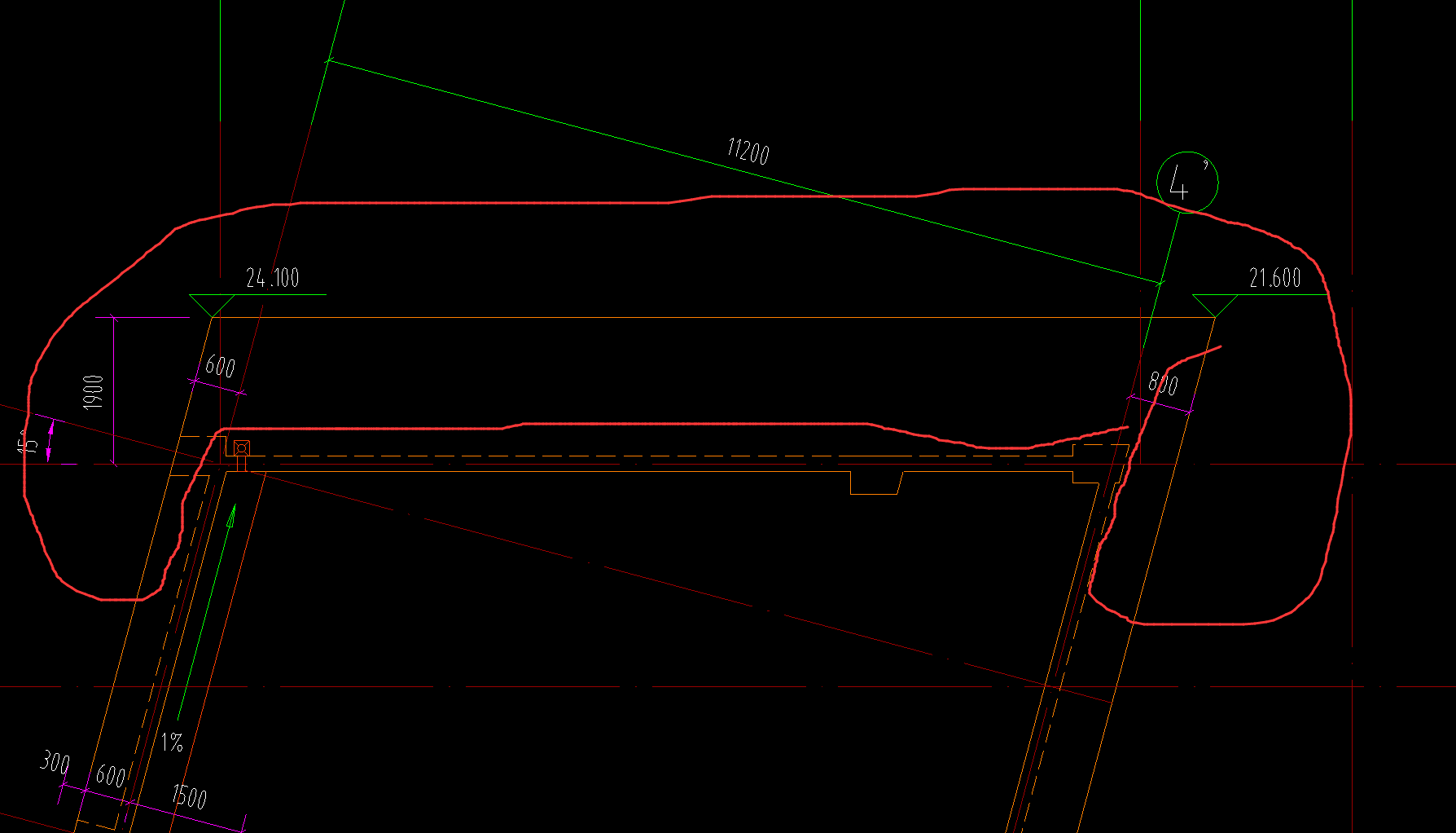 答疑：这个建筑图 画圈的这是什么？是装饰 还是砌体墙？