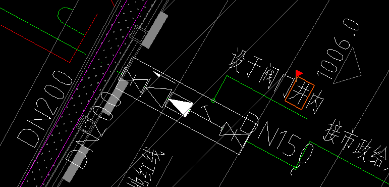 答疑：这张室外的图的表达是这一块都算是阀门井，是阀门井里面有设备吗？