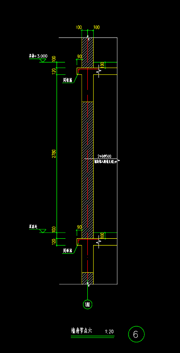 答疑：墙身节点图中的节点。在左边突出的这一小部分用什么构件画还是说板延伸出来？