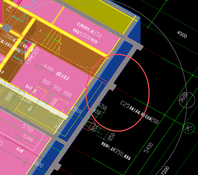答疑：改位置有柱子，防水抹灰卷材什么的会扣除吗，怎么设置柱子外边也设置防水呢