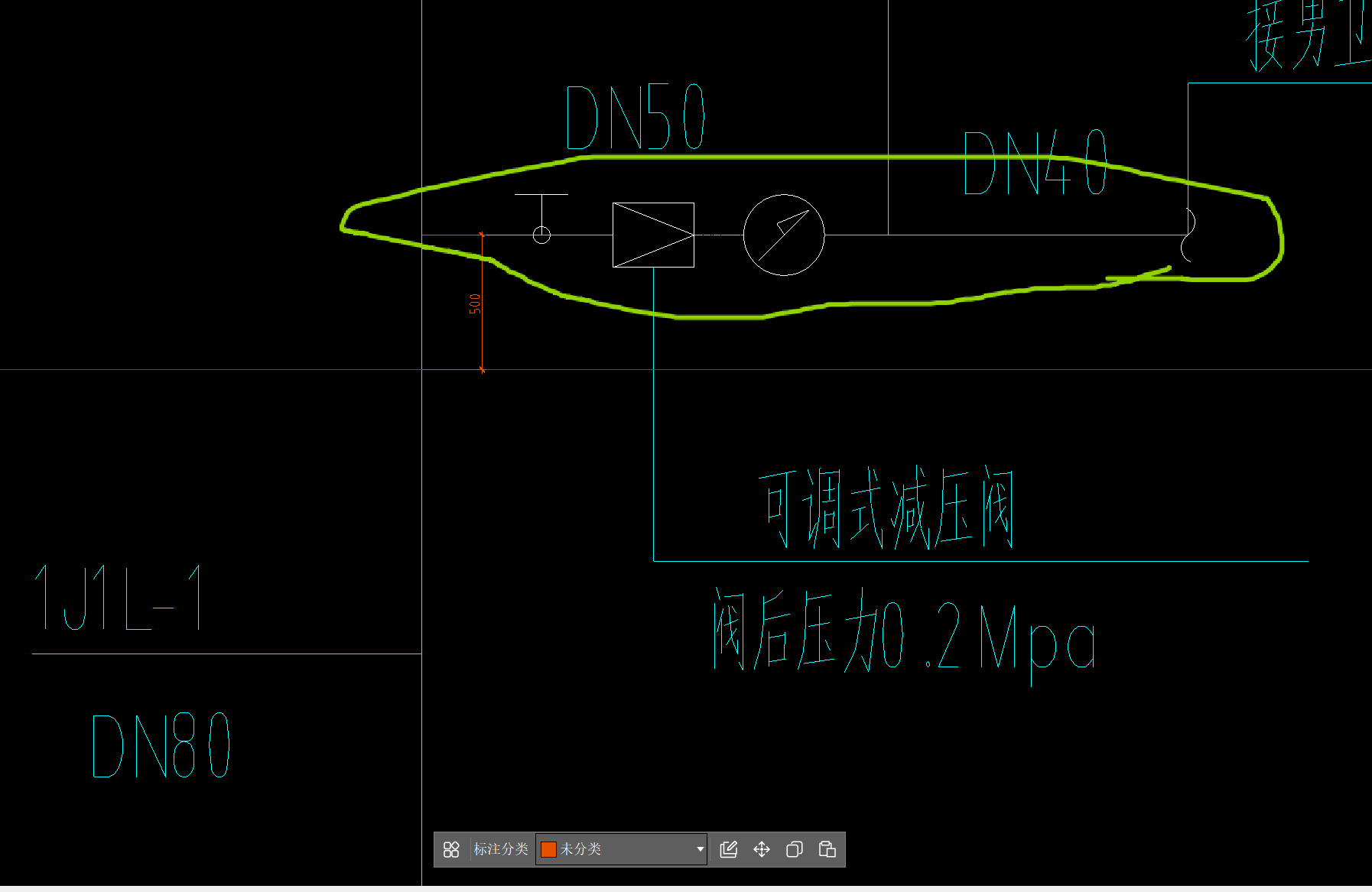 答疑：给排水系统图的这段管是是埋地敷设，还是距地0.5米