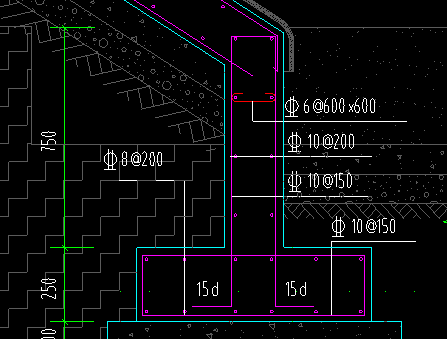 答疑：请问下图钢筋如何解读c10@150、c8@200、c10@200、c10@150