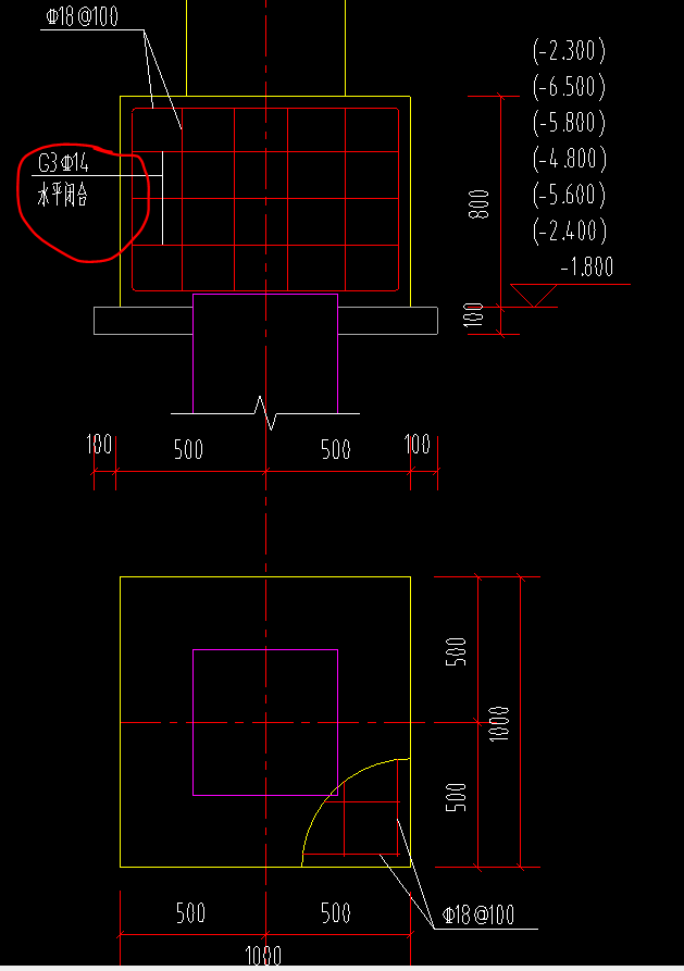 答疑：环式配筋承台G3C14，软件是这么输吗？