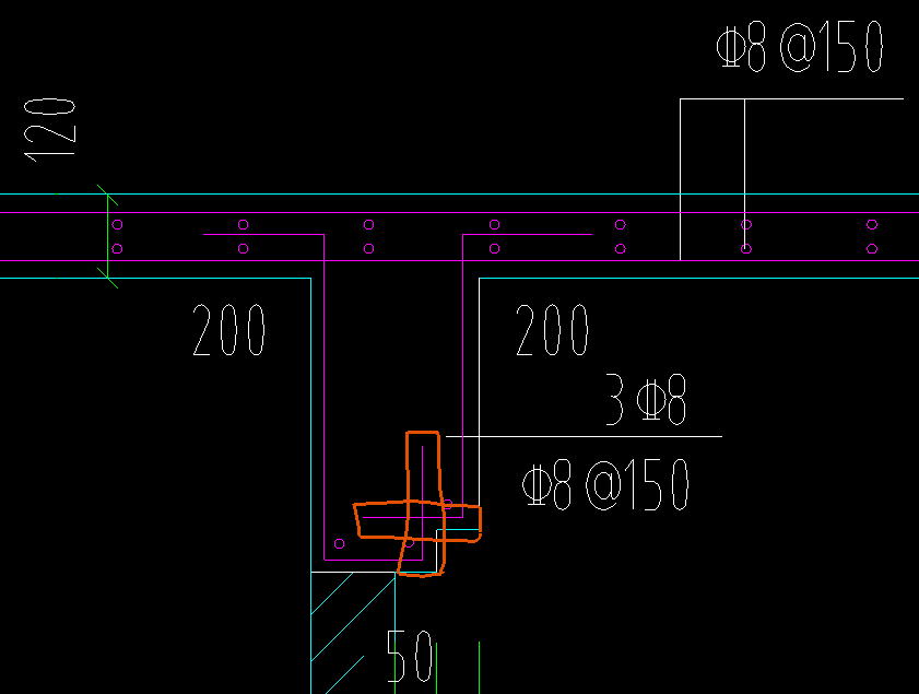 答疑：节点钢筋长度（框住的部分）？