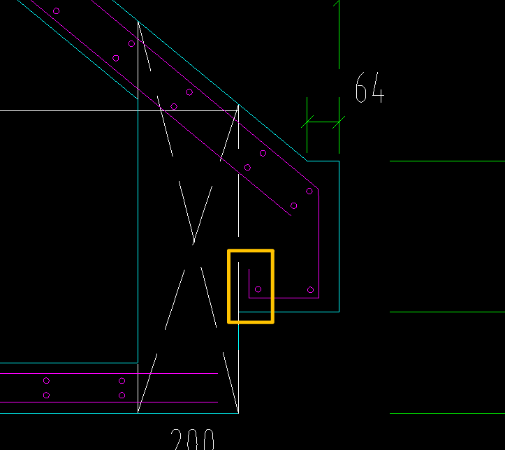 答疑：节点钢筋长度（框内弯折部分）？
