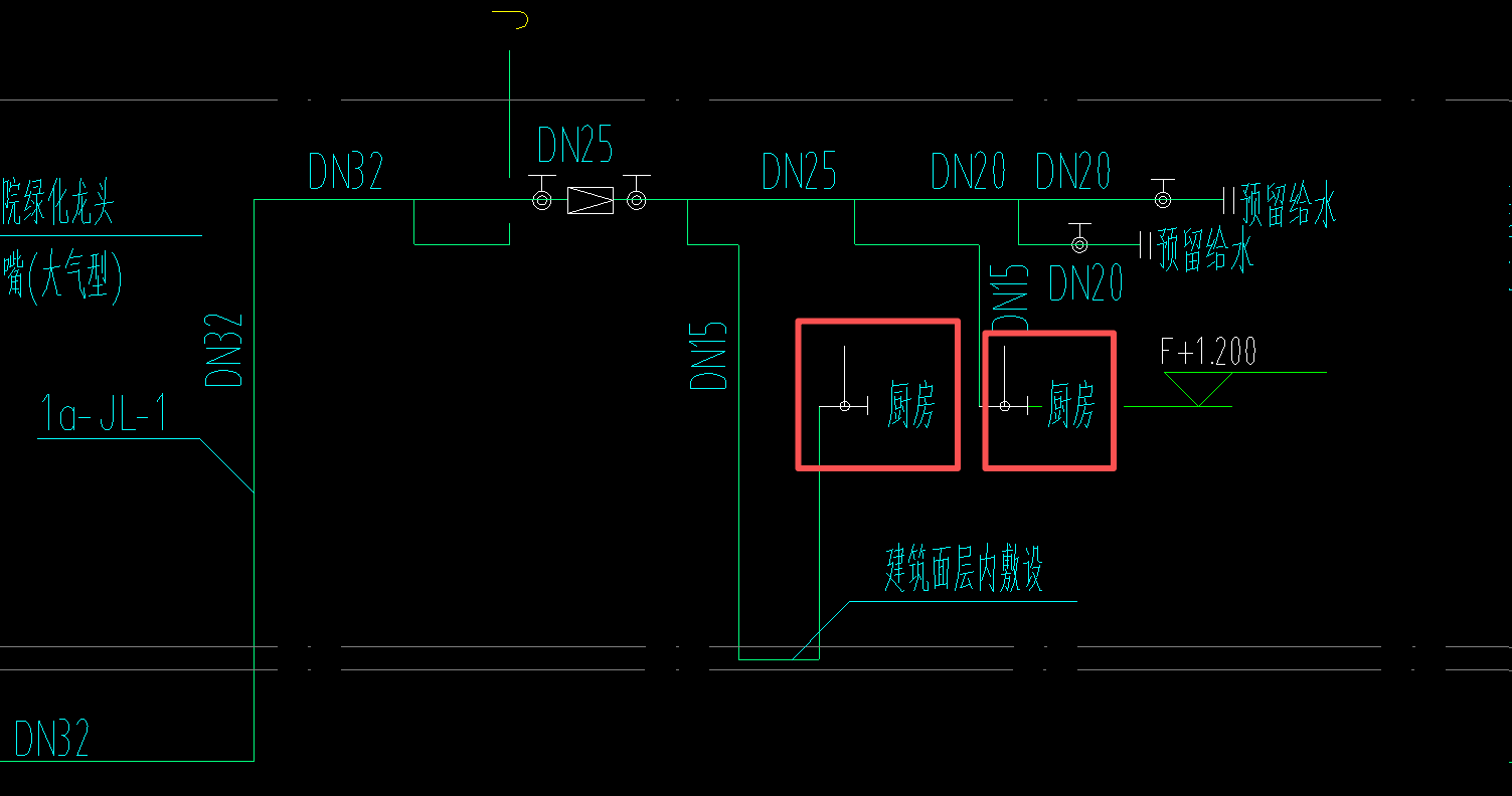 答疑：给排水图纸系统图中，厨房给水管上这个是截止阀吗
