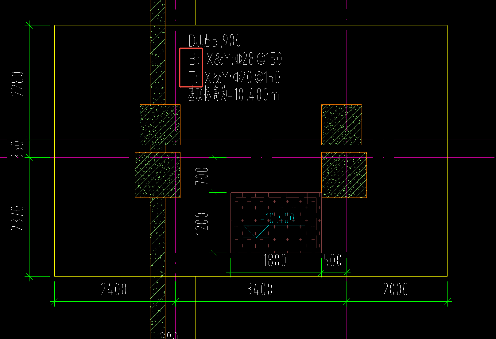答疑：请问一下图中的B和T分别指的是什么构件呢