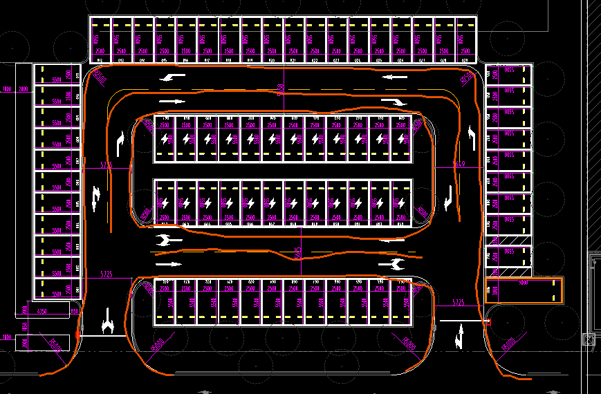 答疑：车库的通道线算的是画红线的平方米吗