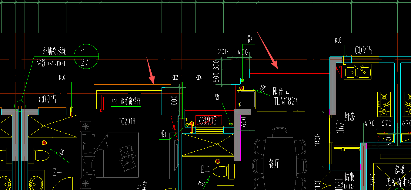 答疑：这个橙色和黄色的线也算墙线吗