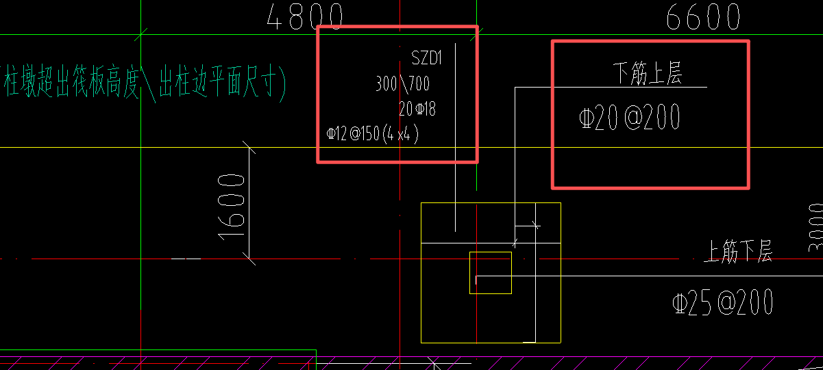 答疑：下图的柱墩钢筋信息什么意思？怎么在广联达设置？