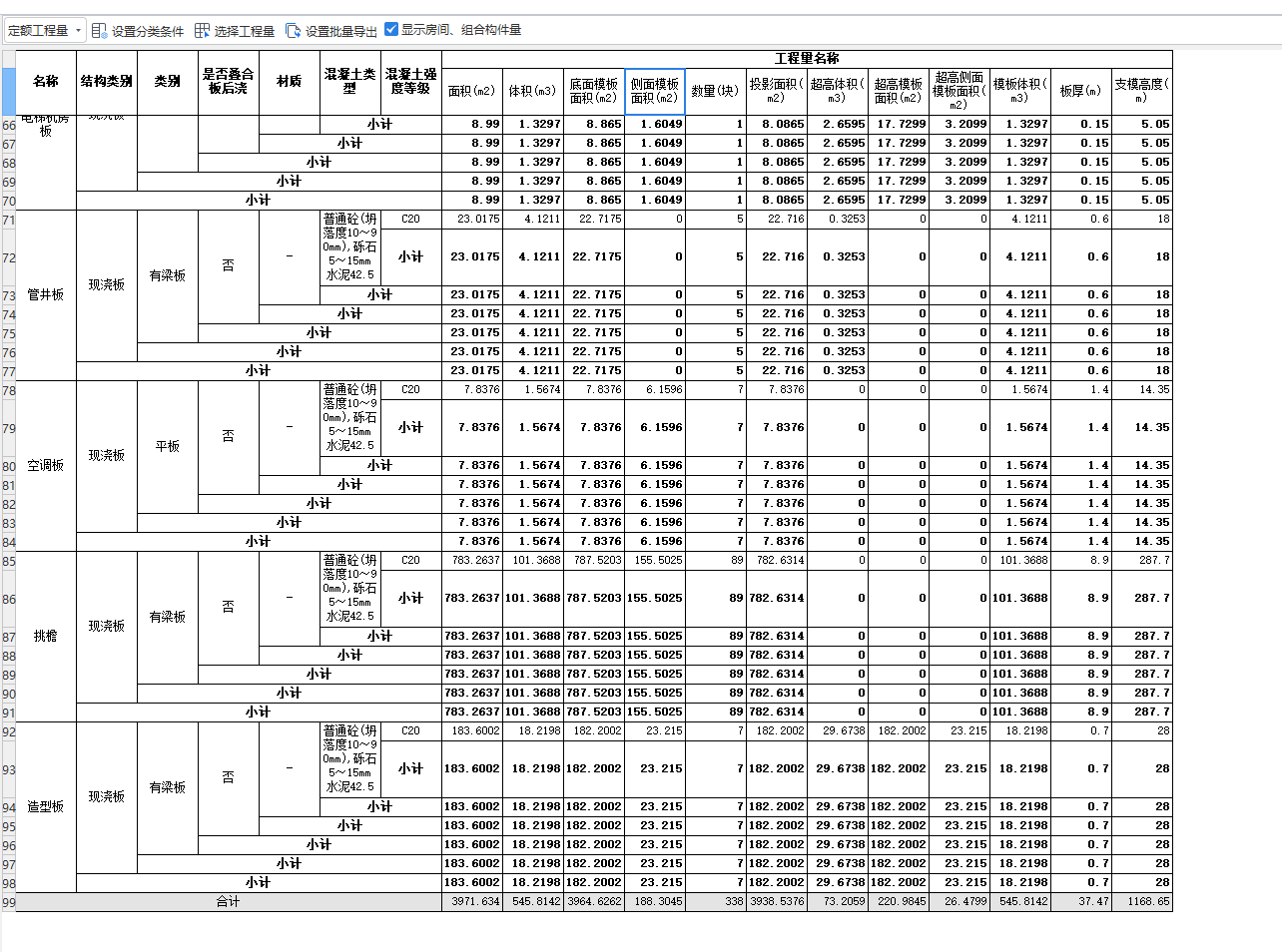 答疑：2025定额，板的模板面积是底面模板+侧面模板吗？超高模板面积是上超高模板面积？