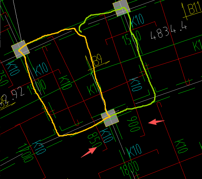 答疑：请教下这两根应该怎么布置，分开范围还是合并范围