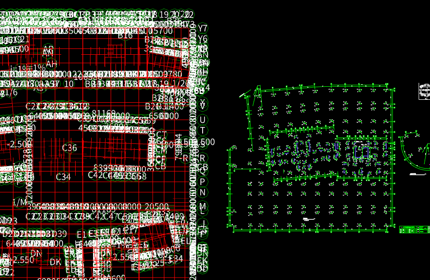 答疑：导进来的部分柱定位图没有轴线怎末定位