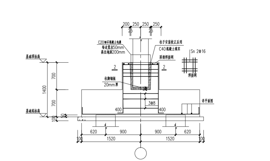 答疑：请问如图所示柱脚钢板应该怎么计算