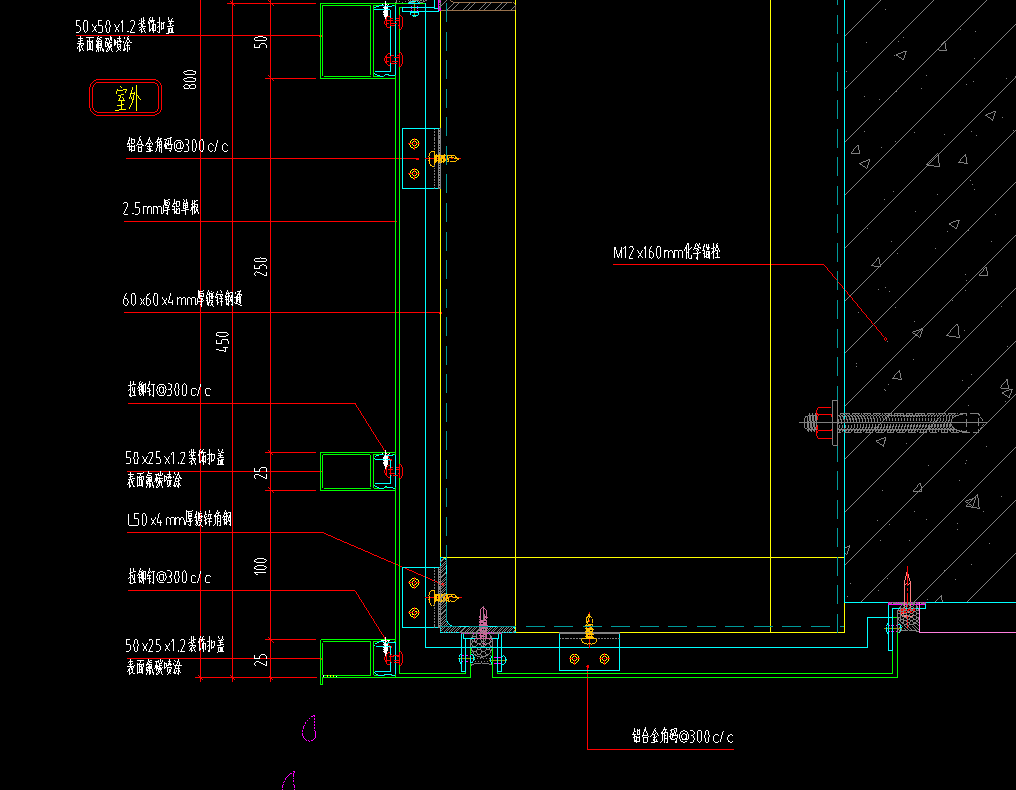 答疑：各位大神这种铝板的预埋件怎么计算呢？