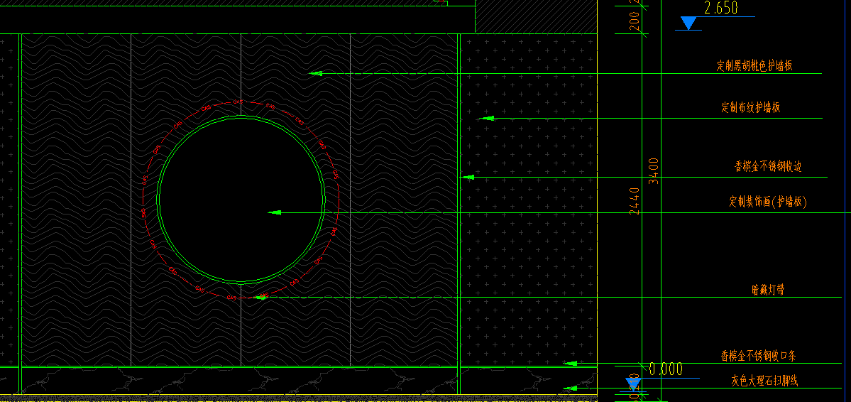 答疑：这个圆是空的，请问计算这个圆面积的时候，要扣除空心部分面积吗？这个算圆形灯槽吗？