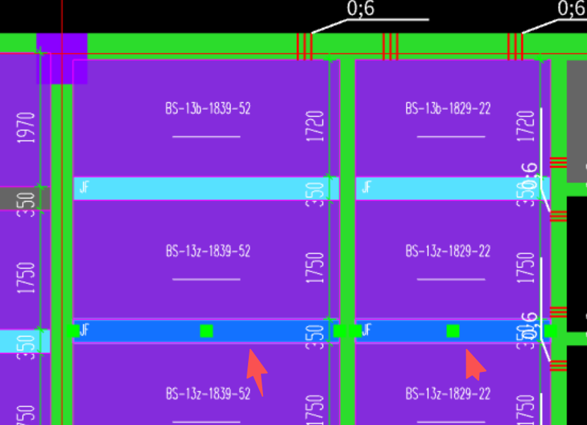 答疑：我这个板缝后浇带可以穿过梁通长画吗？还是必须断开一节一节的画