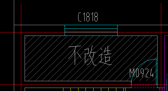 答疑：图纸不改造区，意思是门窗窗台板等都不改造是吗？（图纸没有具体说明）