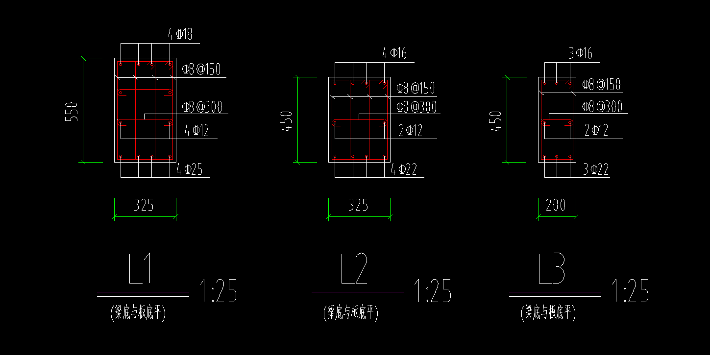 答疑：请问这些梁的钢筋是什么类型