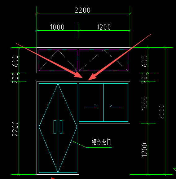 答疑：请问此门联窗如何建模，中间怎么隔开