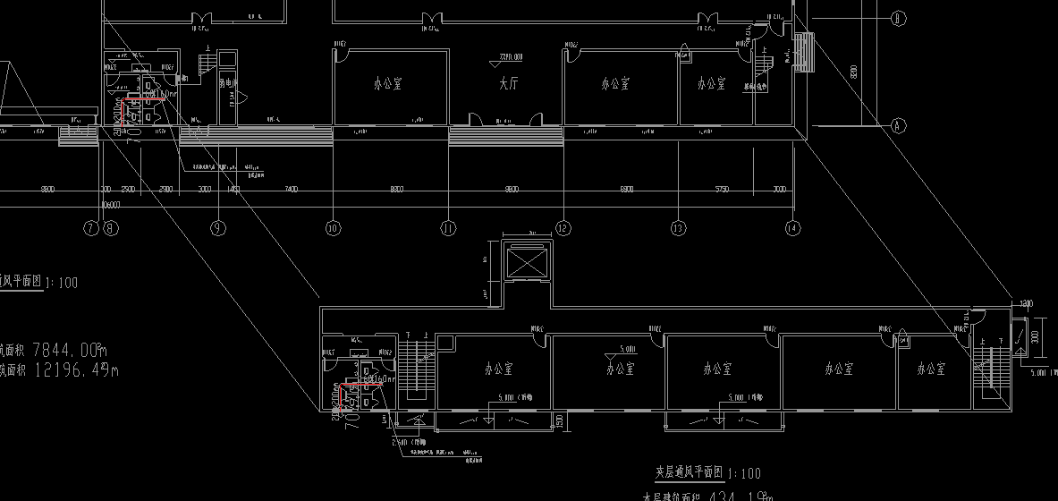 答疑：这两张图纸是不是只算防排烟的就可以了？卫生间通风已经包含在防排烟里了？