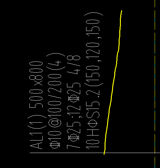 答疑：请问暗梁集中标注下面的10HΦS15.2(150，120，150)是什么意思。