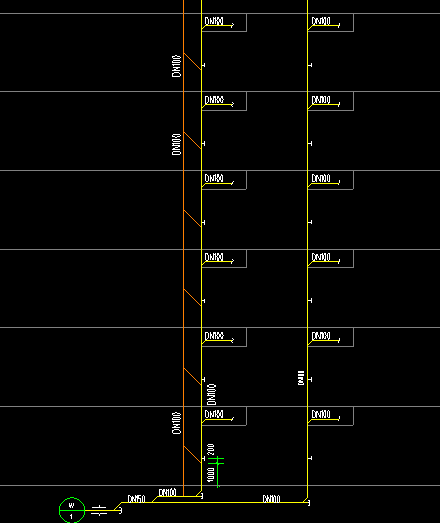 答疑：想请教各位老师这个图中是同层排水，只算立管的话要怎么进行算量呀？看图有两个立管。