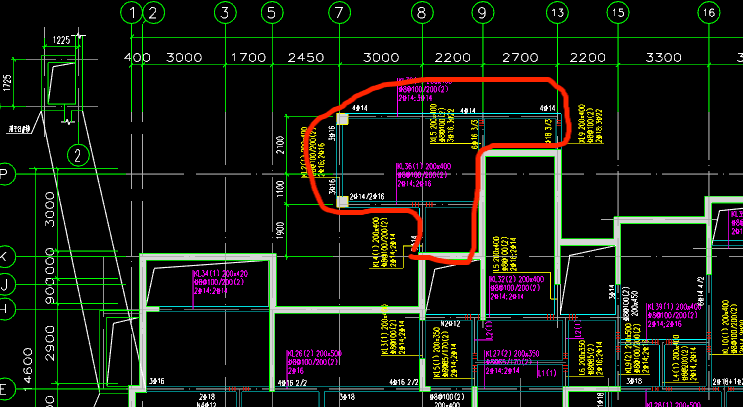 答疑：结构图有这一部分建筑图没有,建筑面积要画这一部分吗？