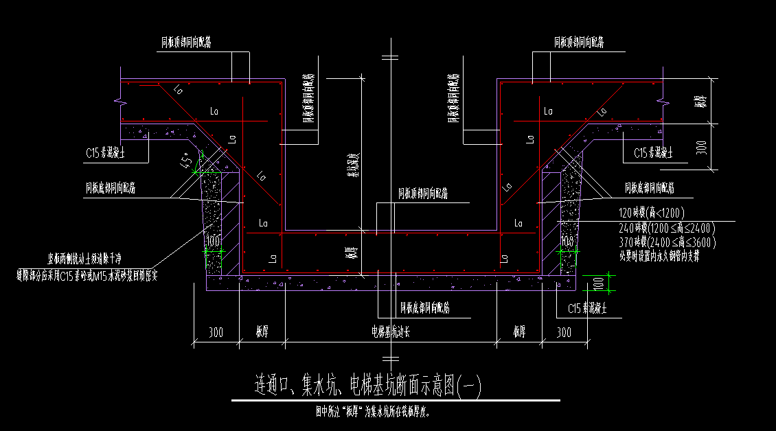 答疑：请问集水坑深度多少？筏板厚度1200mm，集水坑顶标高-7m，筏板顶标高-5.5