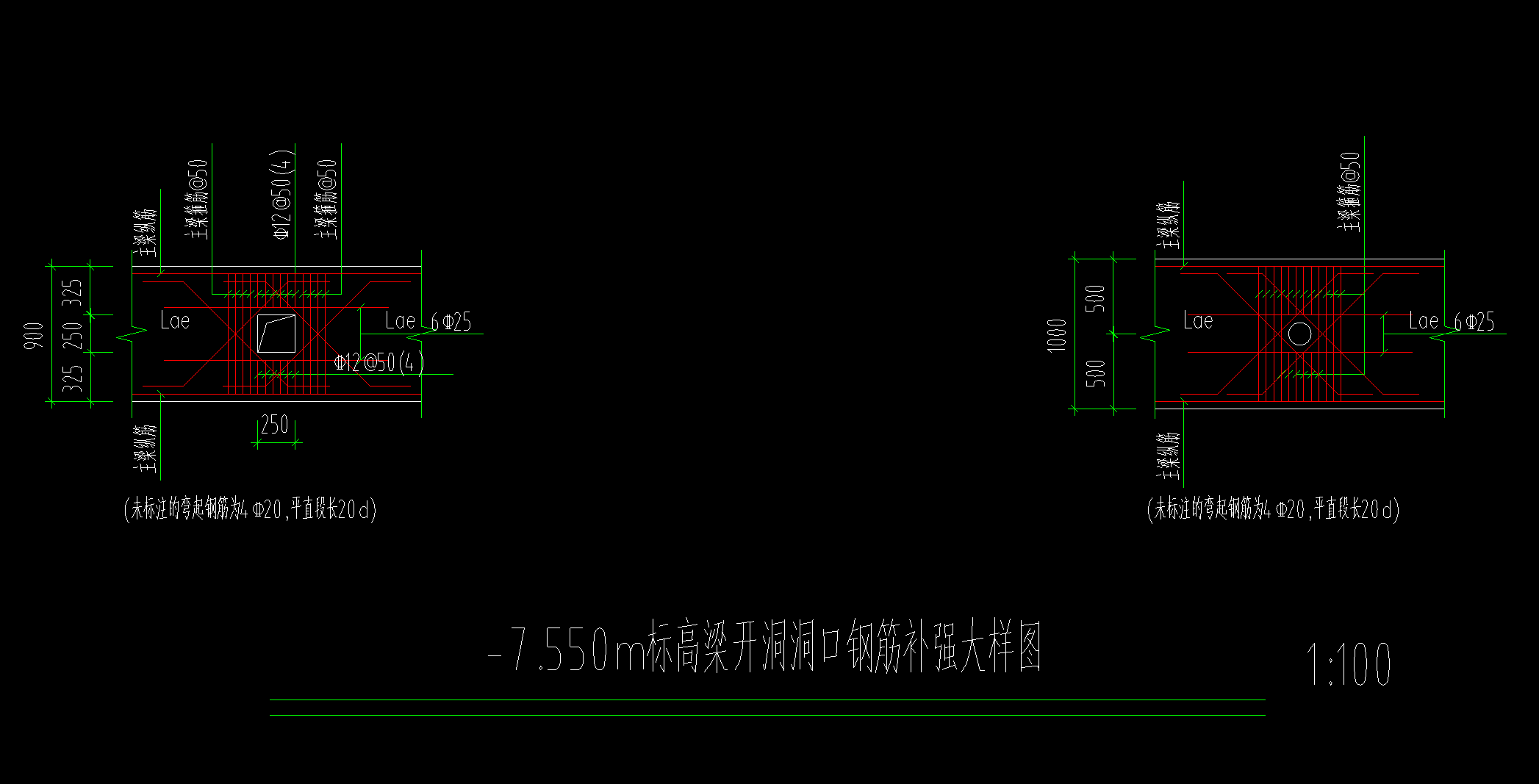 答疑：梁开洞钢筋补强怎么算这些钢筋？