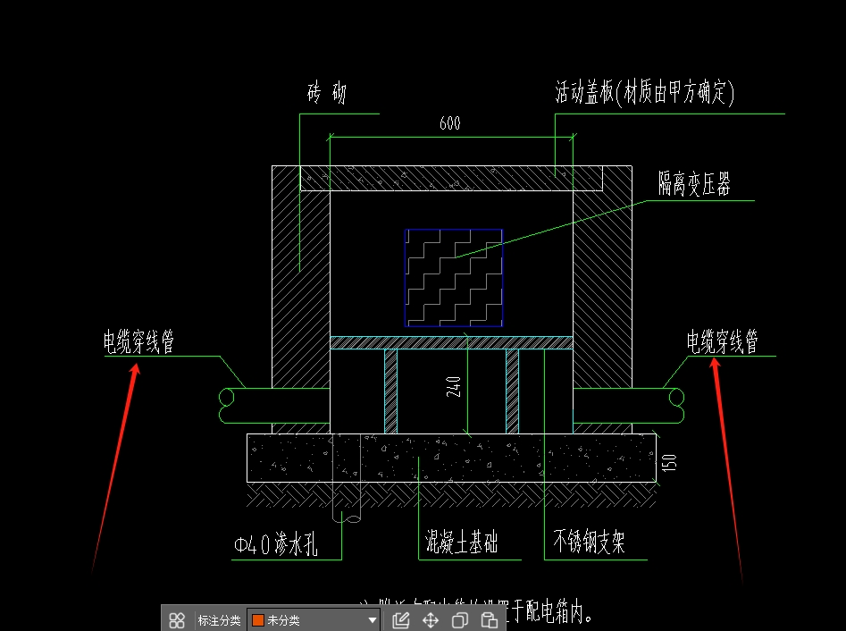 答疑：电缆穿线管是不是还应注明规格材质