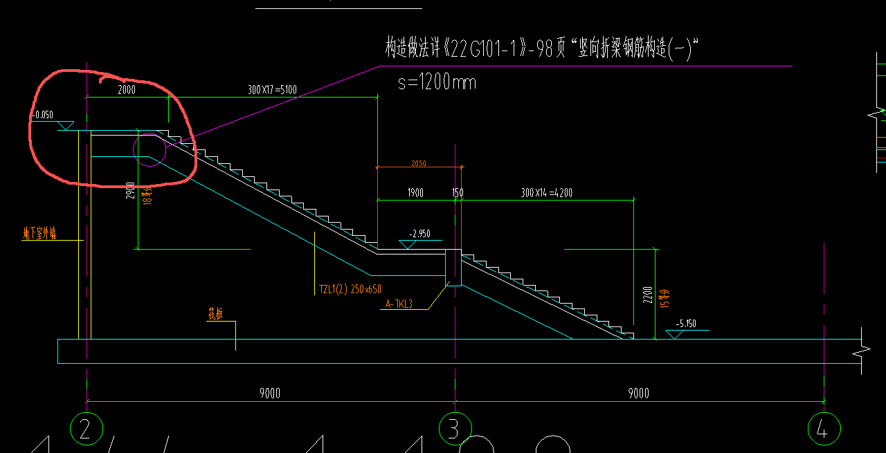 答疑：室外楼梯高端平台与楼层标高重合的地方算进楼梯投影面积还是单独以楼板计入