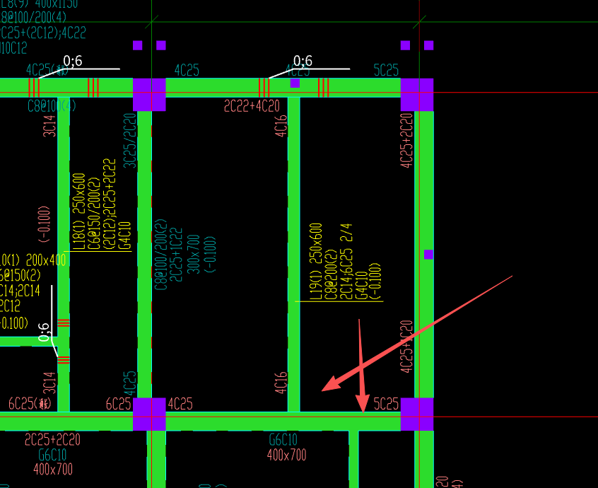 答疑：这些次梁加筋我都设置，为啥有些地方没有呢，图纸上是有的