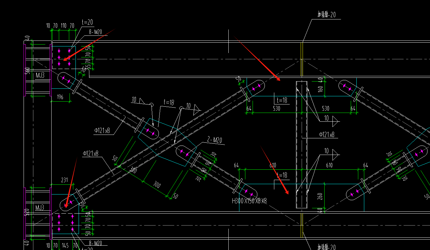 答疑：请问图中箭头指的钢板是一块还是两块