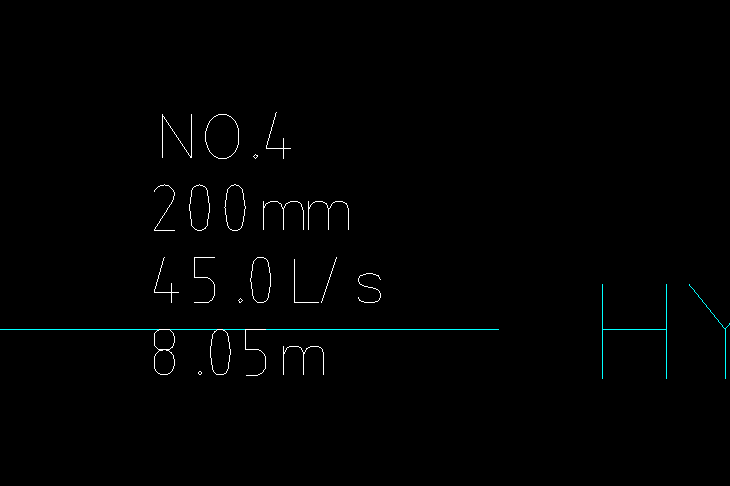 答疑：虹吸雨水系统那个表示管径？ 8.05表示管道长度吗？