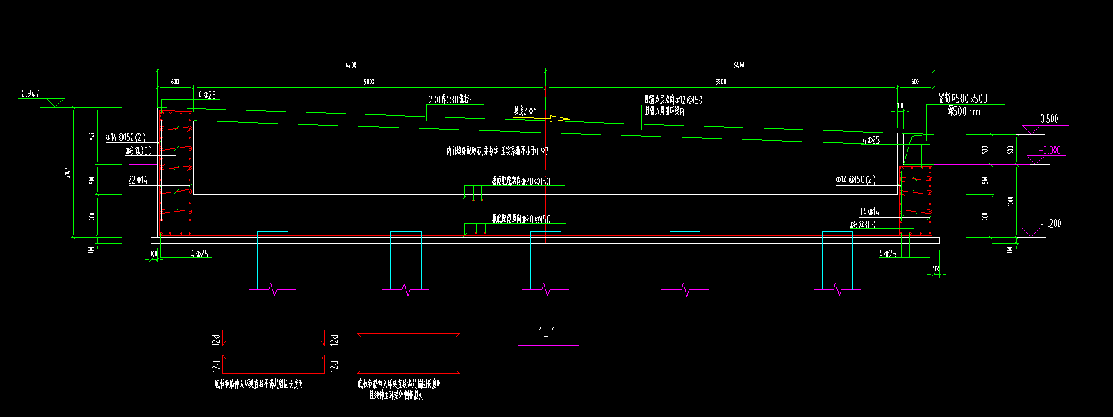 答疑：筏板上有环向基础梁，基础梁顶部坡向，环梁如何画？