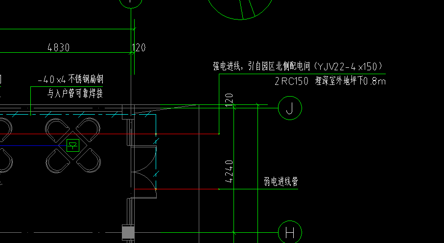 答疑：如图所示，一根电缆为什么需要两根RC150的线管？
