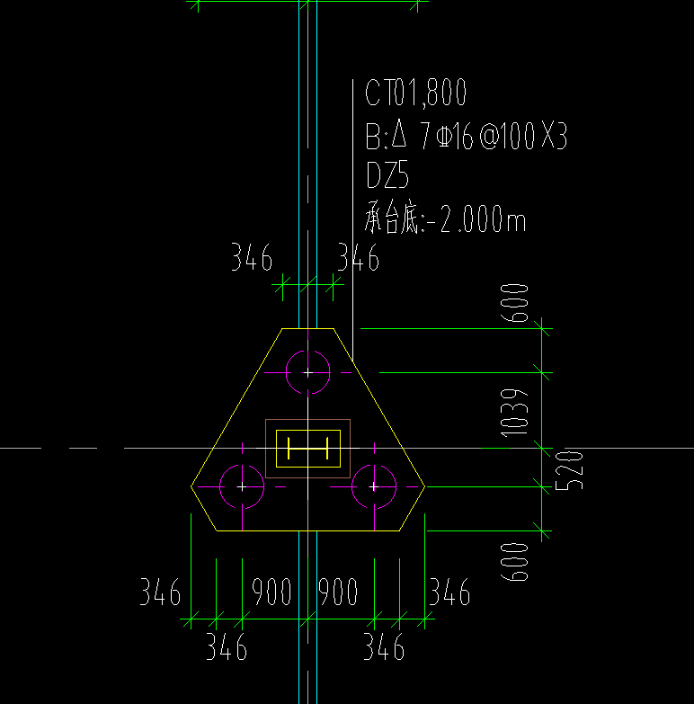 答疑：等边桩承台怎样布置上边钢筋