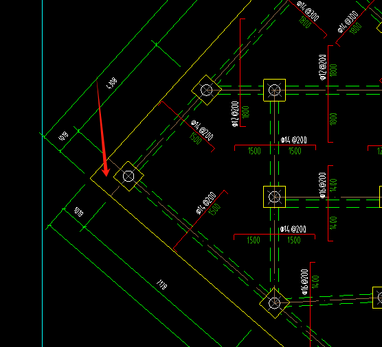 答疑：老师们，这里的现浇板是不是要画到黄色范围边线这里