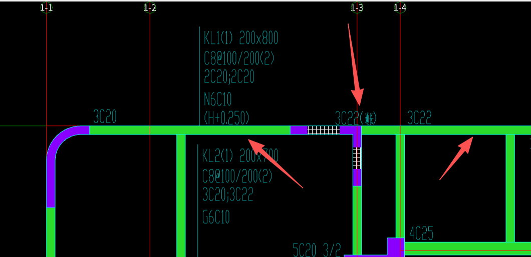 答疑：3c22的原位标注属于哪条梁?