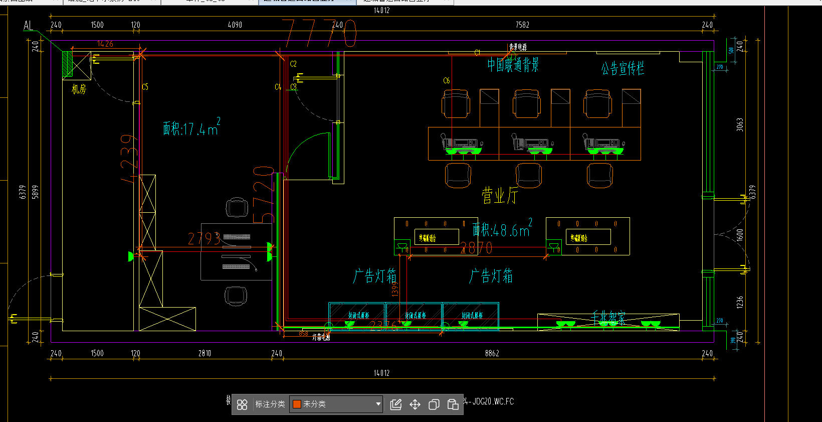 答疑：一个层高3m80平的营业厅配管会有330m多吗 就一个这样的配置