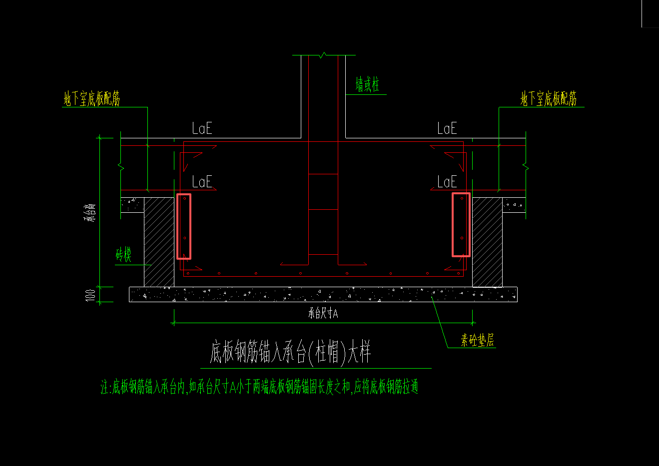 答疑：承台侧面筋有没有计算筏板高度的位置