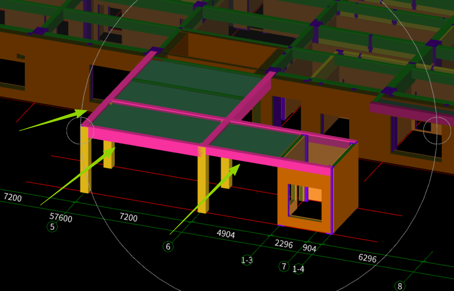 答疑：请问一下，这种有天蓬的粱，还需要绘制单梁装修吗（粱的抹灰是否含在了天棚装饰里）