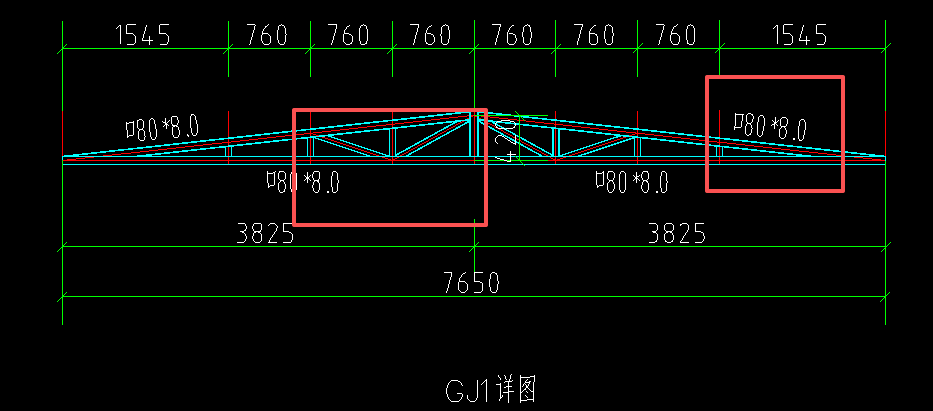 答疑：钢结构，这种造型如何绘制和定义呢？80*8是什么钢？