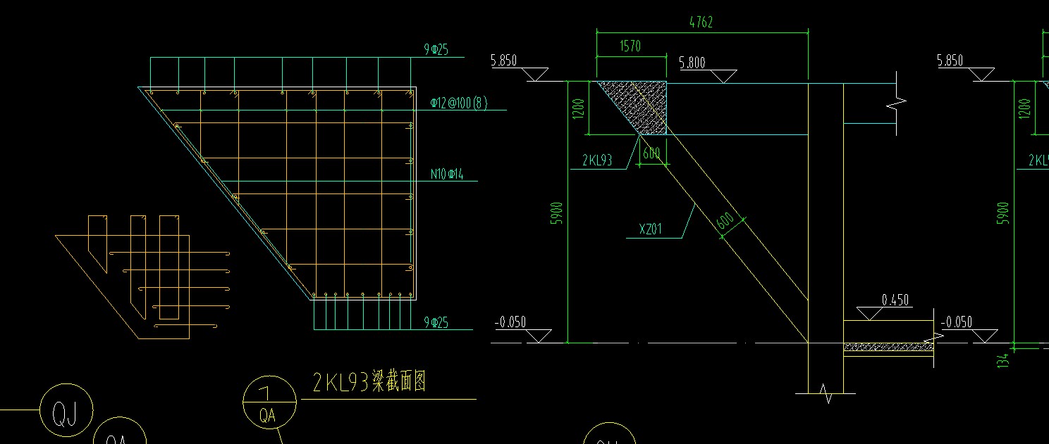 答疑：请问这个样子的梁怎么布置