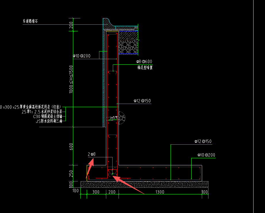 答疑：请问箭头指向这两个钢筋在模型中怎么布置