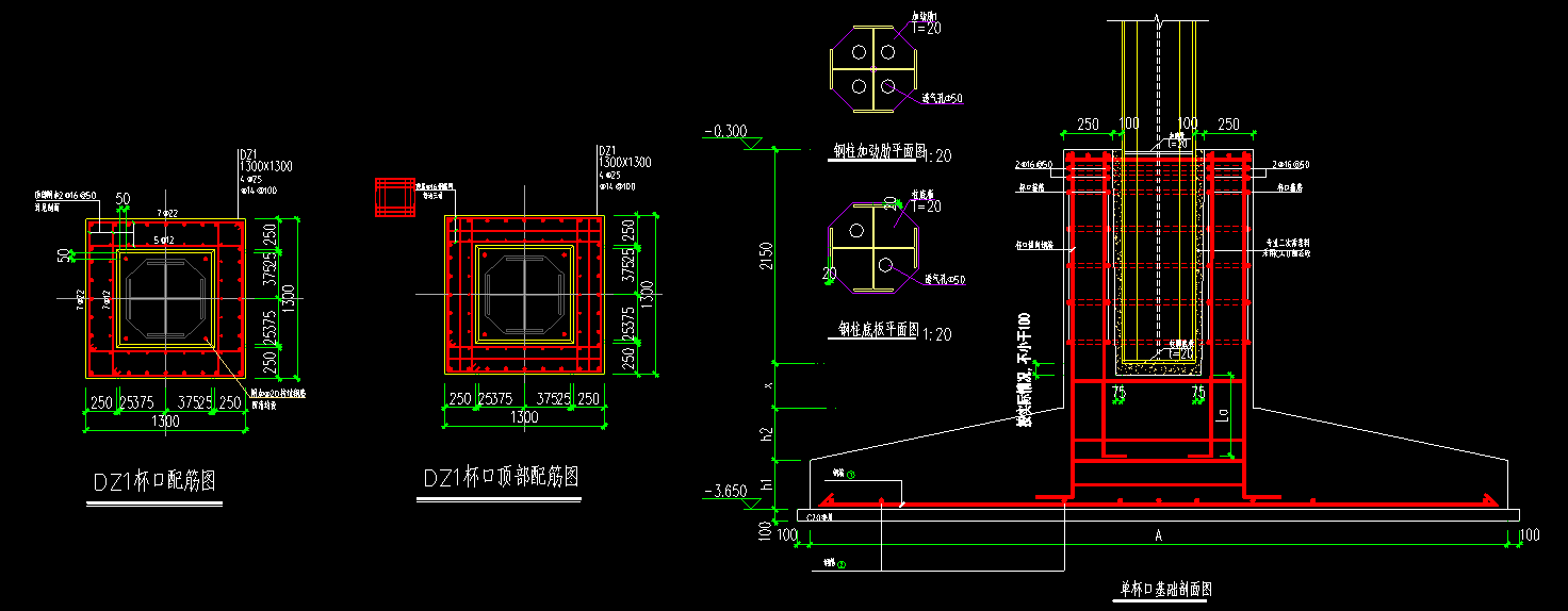 答疑：杯口独基钢筋如何布置
